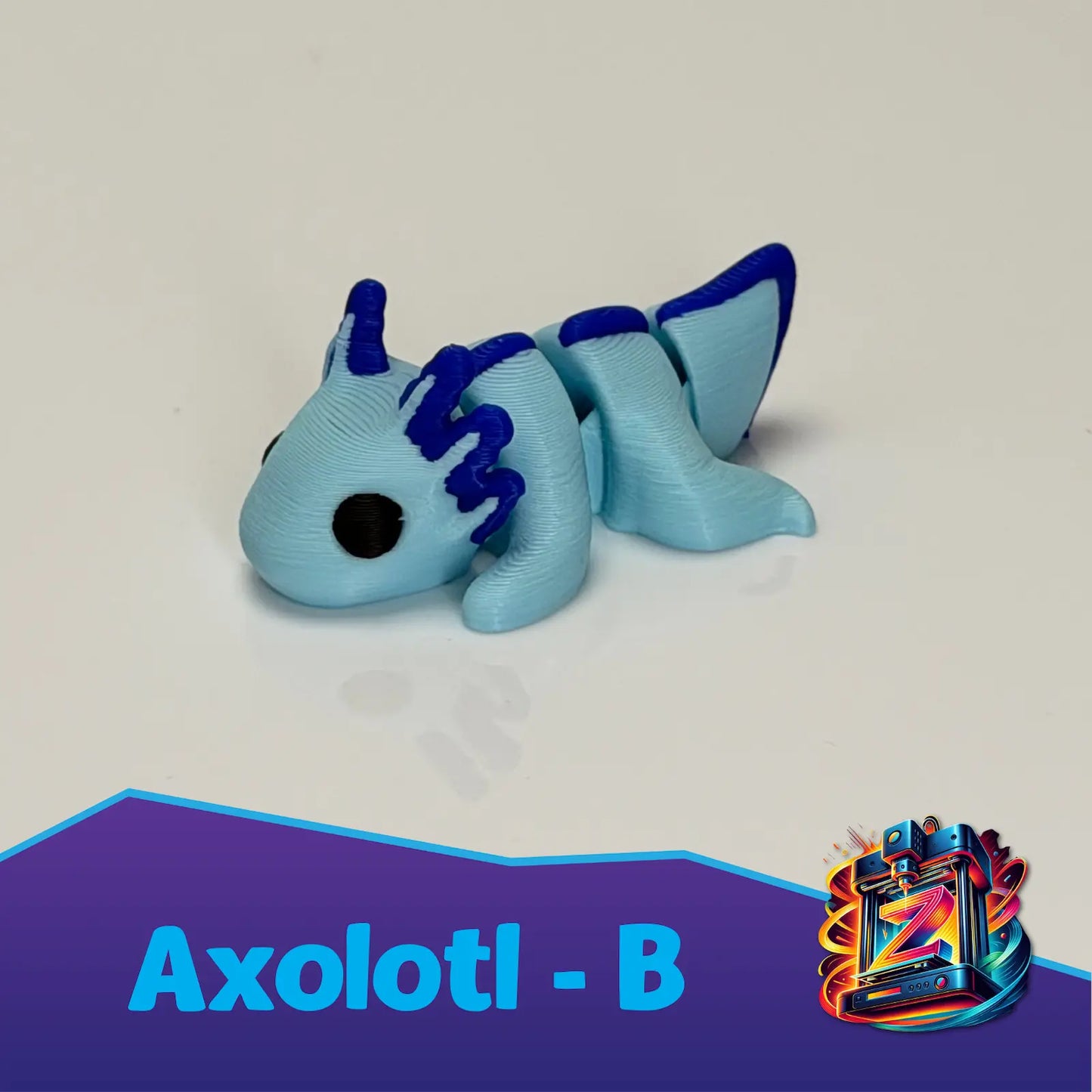 Mini Axolotl - Blue