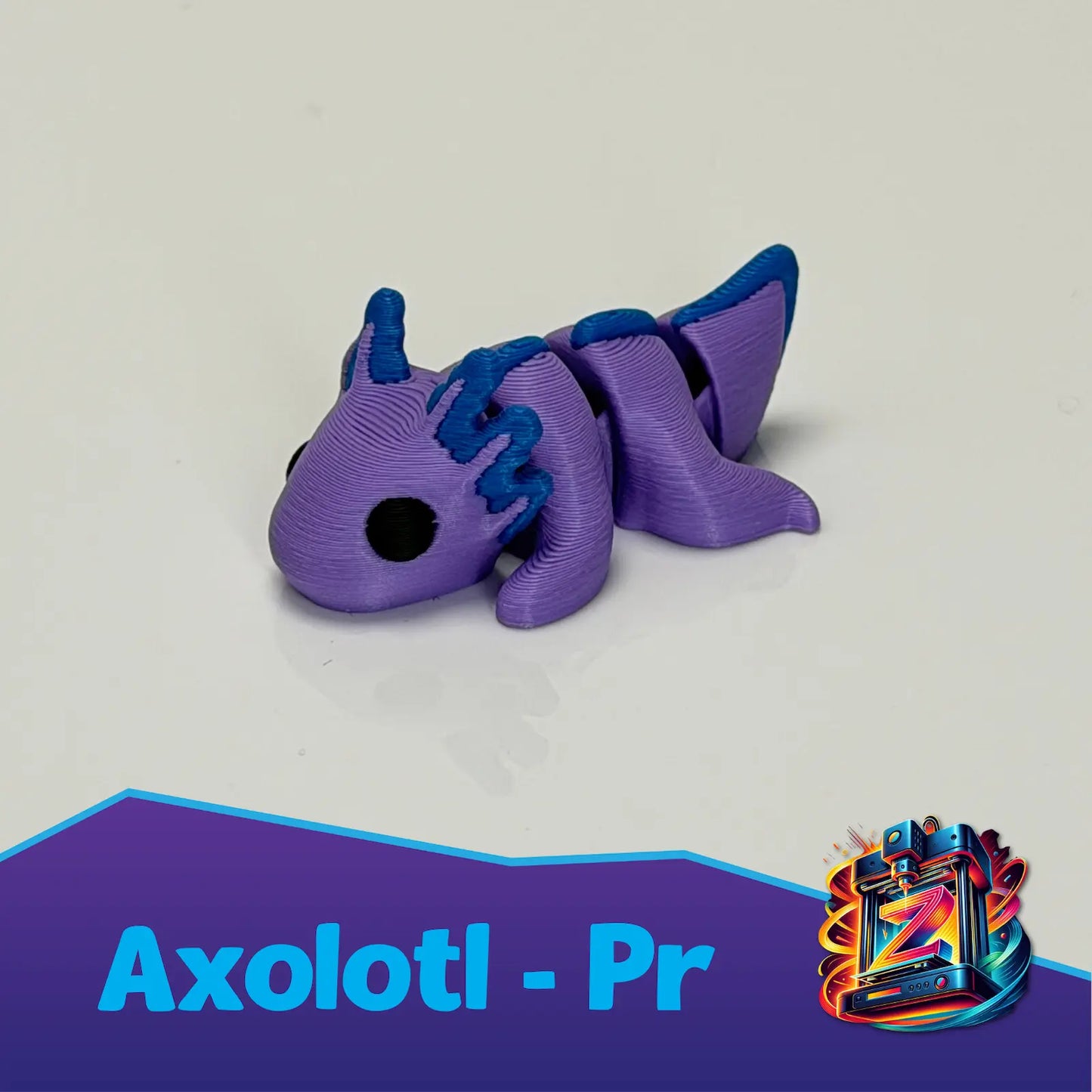 Mini Axolotl - Purple