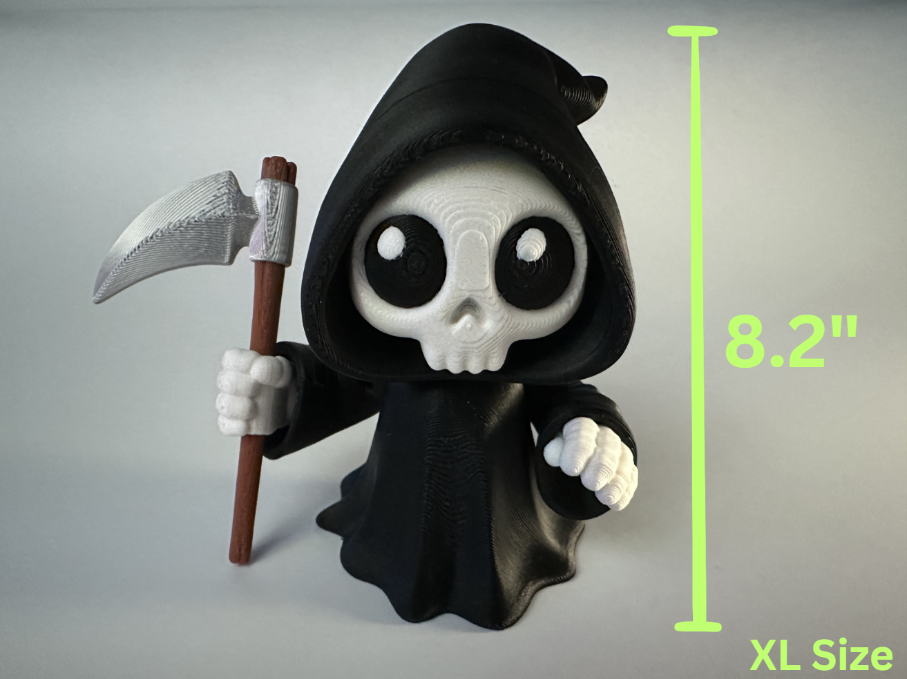 Chibi Grim Reaper Figure π β Cute and Creepy Desk Companion!