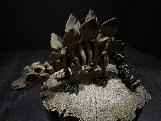 Jurassic Icon Reimagined: Artisanal Articulated Stegosaurus