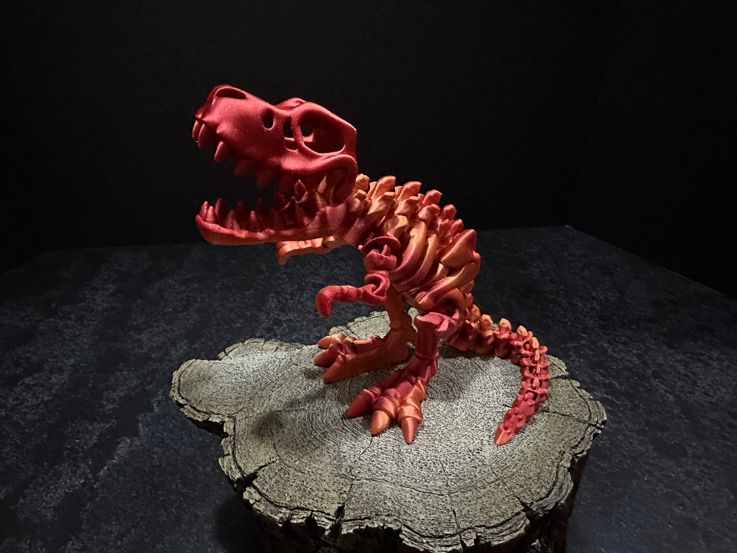 Prehistoric Precision: Articulated T-Rex Skeleton Model