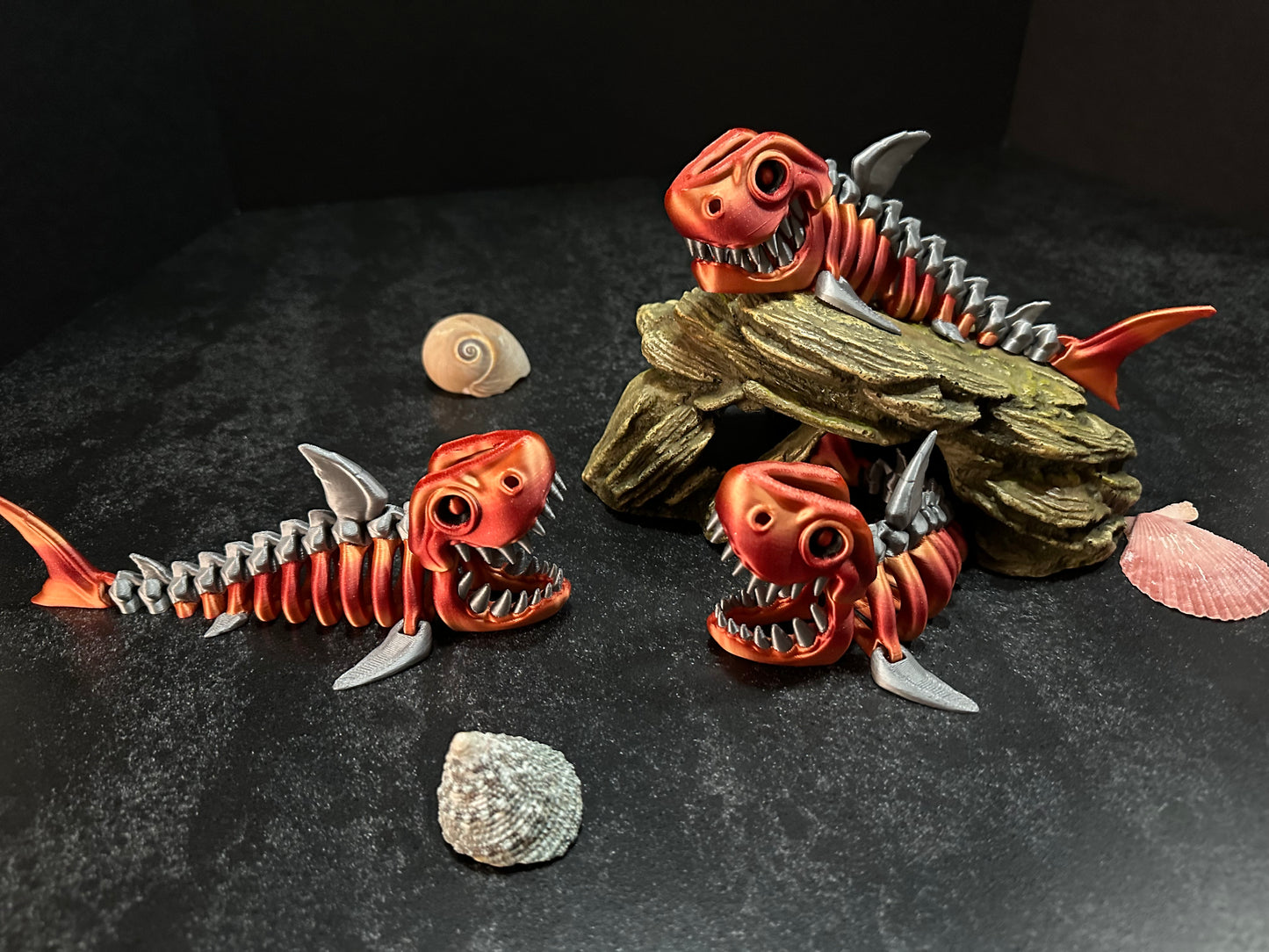 Shark Skeleton Fidget Desk Prop