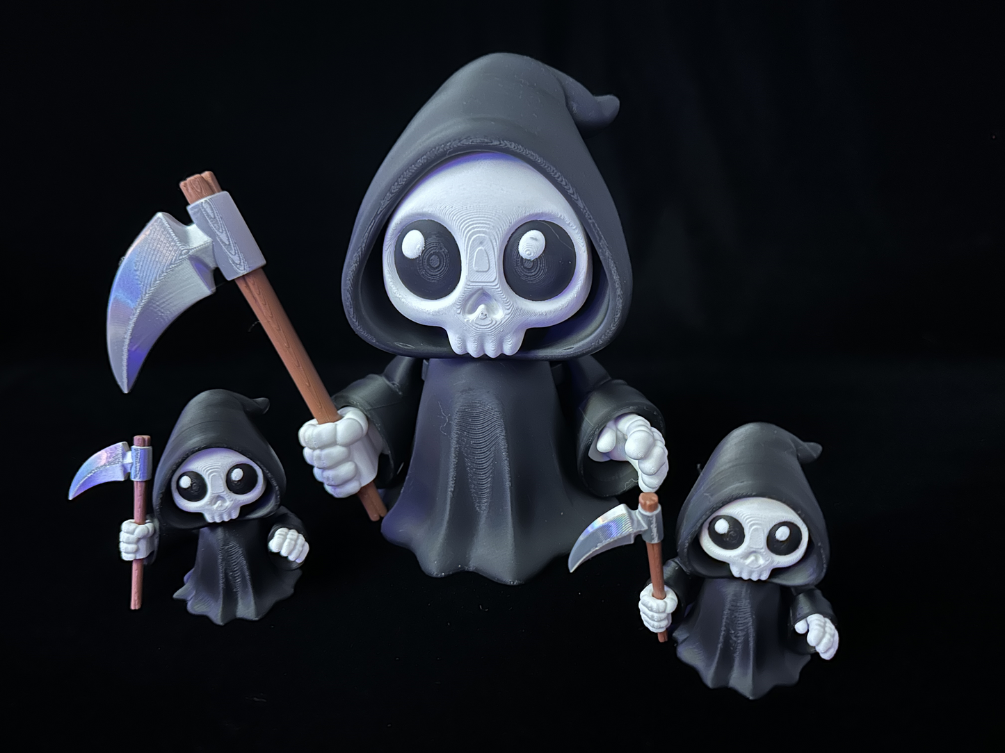 Chibi Grim Reaper Figure 💀 – Cute and Creepy Desk Companion!