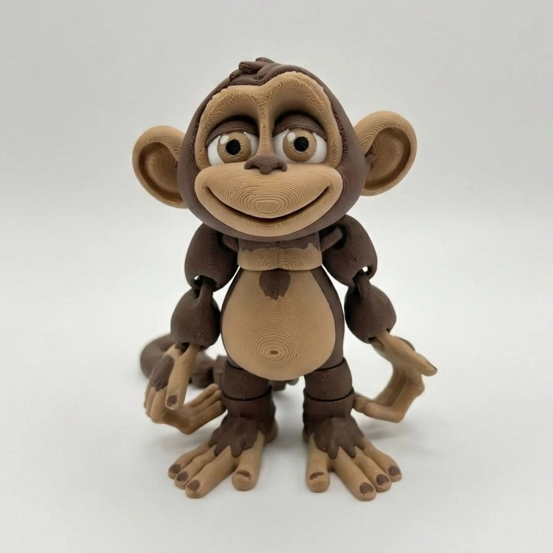 Monkey - Articulated Collectible – Zappy3D